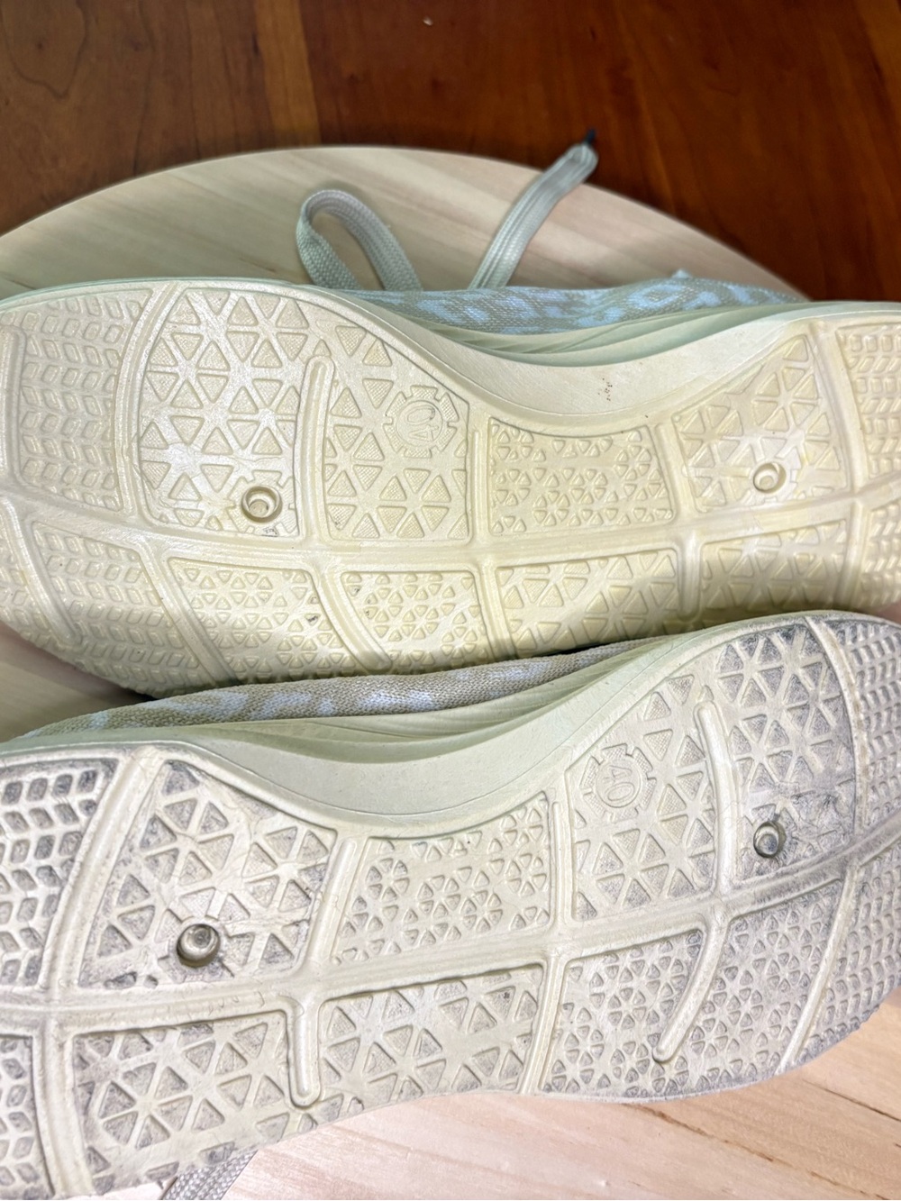 tan leopard-print knit sneakers by Simply Southern, one is cleaner than the othe - Picture 4 of 10